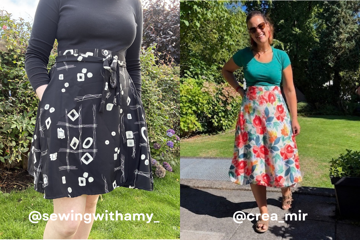 Holly Skirt PDF Sewing Pattern - Sizes 6 - 36