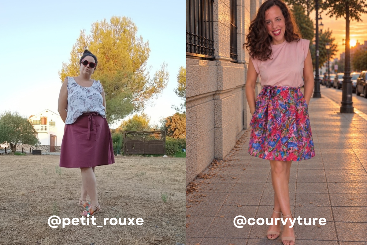 Holly Skirt PDF Sewing Pattern - Sizes 6 - 36