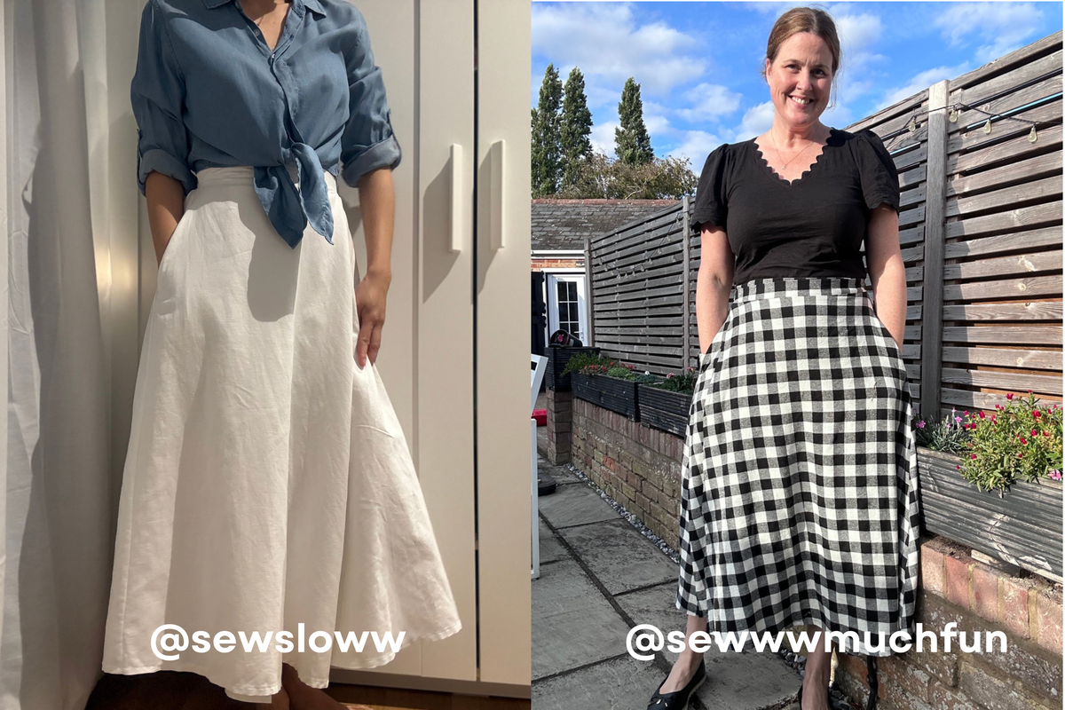Holly Skirt PDF Sewing Pattern - Sizes 6 - 36